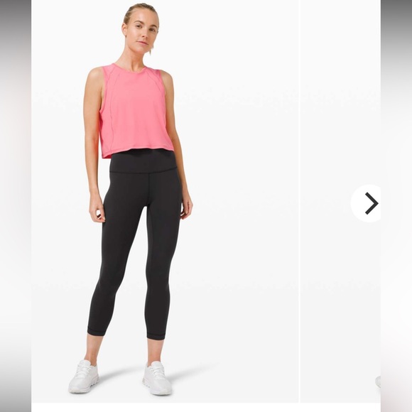 Lululemon Wunder Train High Rise Waist Crop 23" Pants Stretch sz 14 Legging Soft - Picture 10 of 16